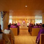 Arzobispo y obispo auxiliar asisten a los Ejercicios Espirituales de la Conferencia Episcopal