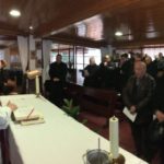 Imposición de ceniza en el retiro a los sacerdotes de la Vicaría de Pontevedra