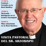 El arzobispo compostelano visitará este sábado la parroquia de Santa María la Mayor