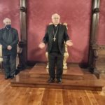 Cariñoso y sorpresivo homenaje en la Curia a Don Julián con motivo de sus aniversarios episcopal y arzobispal