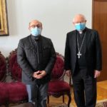 Primer encuentro de trabajo de monseñor Barrio con su nuevo obispo auxiliar electo