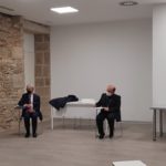 El obispo auxiliar, monseñor Prieto Fernández, en la Comisión del Año Santo