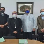 El obispo auxiliar tuvo un encuentro en Carballo con la Delegación de Medios de Comunicación Social