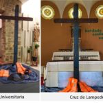 La Cruz de Lampedusa, en el Seminario Menor y en la Capilla Universitaria