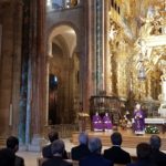 El arzobispo presidió el funeral por el eterno descanso del conselleiro de Facenda, Valeriano Martínez