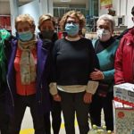 María del Mar Martín y Ana María Hermelo. Cáritas parroquial de Aldán y Darbo