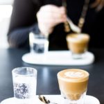 Y nos dieron un café y unas pastas