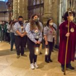 Participación significativa de los catequistas en la celebración del reparto de la Luz de la Paz de Belén
