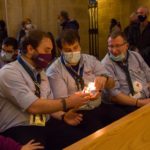 José María Santos, Delegado general de Scouts de Galicia. Luz de la Paz de Belén