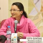 Sofía Quintans en la presentación de Infancia Misionera 2022