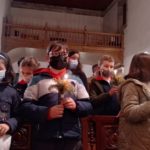 Bendición de las candelas en la Iglesia de la Orden Tercera de A Coruña