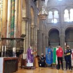 La Diócesis de Santiago de Compostela acoge la Antorcha Benedictina “Pro pace et Europa Una”