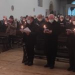 Representantes de diferentes confesiones cristianas rezan en Santiago por la Paz