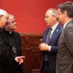 Mons. Julián Barrio participó en el acto de hermanamiento entre las ciudades de Braga y Santiago de Compostela