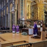 Mons. Julián Barrio preside el funeral en memoria del bombero fallecido el martes
