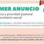 Conferencia Online “El Primer Anuncio: Su importancia y prioridad pastoral en el actual contexto social” por Mons. D. Rino Fisichella