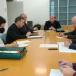 El obispo auxiliar, monseñor Francisco Prieto, preside la reunión de la Comisión del Año Santo