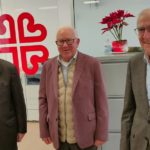 El vicrepresidente de Cáritas Española en los Servicios Generales de la de Santiago