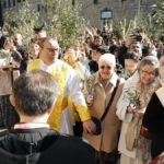 Mons. Julián Barrio preside la celebración del Domingo de Ramos en Santiago
