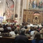 D. Francisco preside la Eucaristía en la festividad de la Virgen de Fátima en Santiago