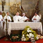 D. Julián presidió en O Grove la fiesta de la Virgen del Carmen