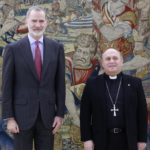 Su Majestad el Rey recibió en audiencia al arzobispo de Santiago de Compostela, monseñor Francisco José Prieto Fernández