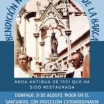 Bendición de la nueva anda de la Virgen de la Barca