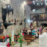 Festividad de San Roque en la parroquia de San Juan de Leiro