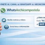 Únete al canal de WhatsApp de Archicompostela