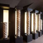 Dos de las columnas entorchadas que se exponen en el Museo estarán en el MNAC de Barcelona