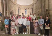Confirmaciones en el Monasterio de Bergondo