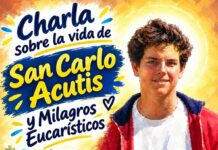 Charla sobre san Carlo Acutis y los milagros eucarísticos en la parroquia del Carmen de Os Castros
